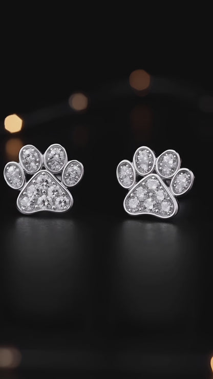 Precious Paw Prints Earrings
