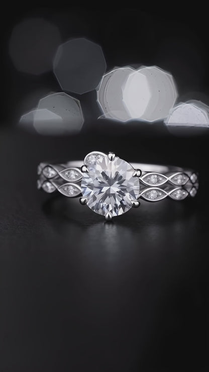 Celestial Solitaire Ring
