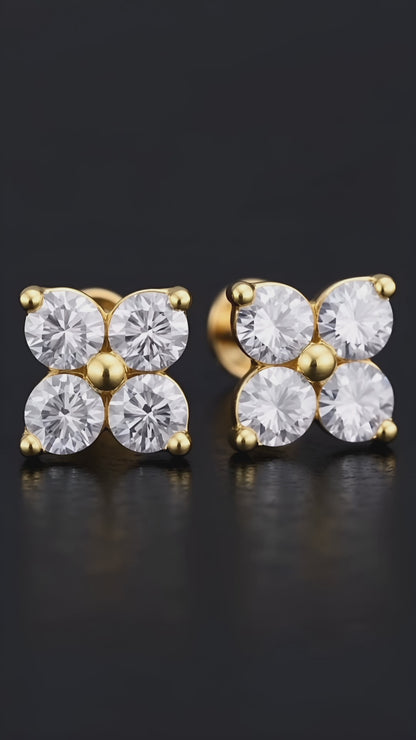 Celestial Clover Earrings