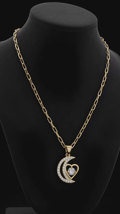 Lunar Heartbeat Necklace