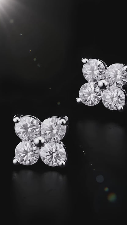 Celestial Clover Earrings