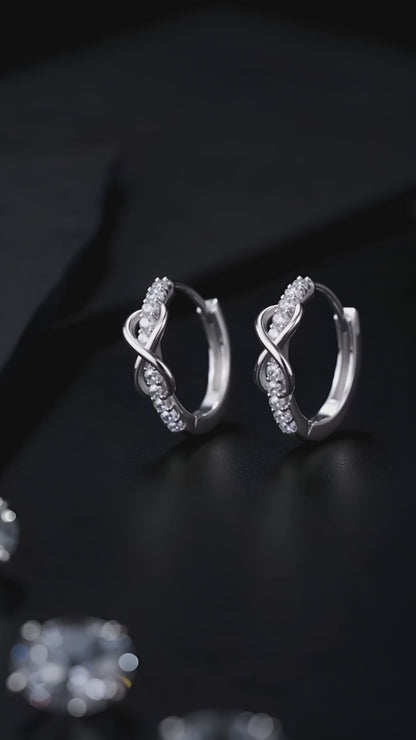 Radiant Infinity Earrings