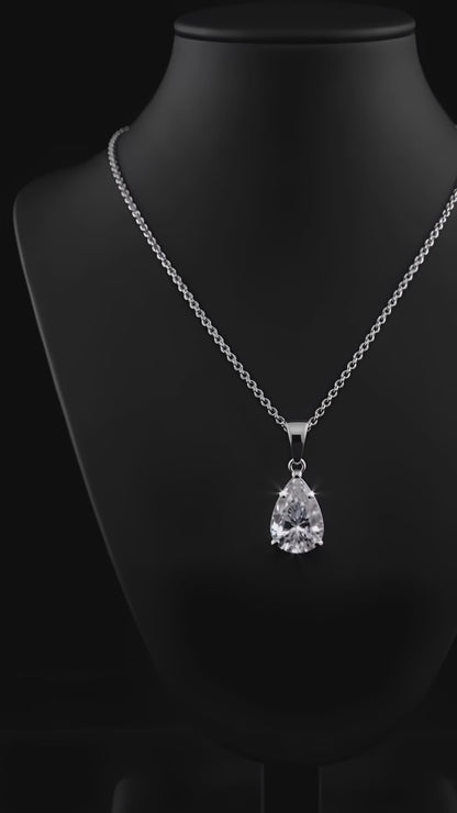 Moonlit Teardrop Necklace