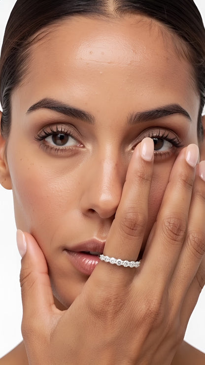 Crystal Cascade Ring