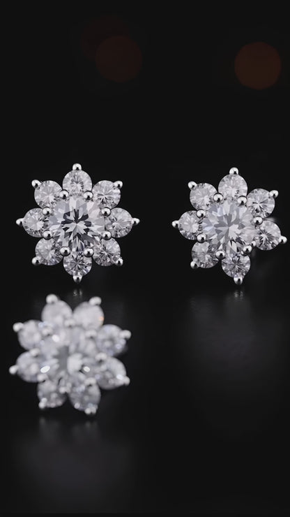 Orecchini Glamour Ghiacciati