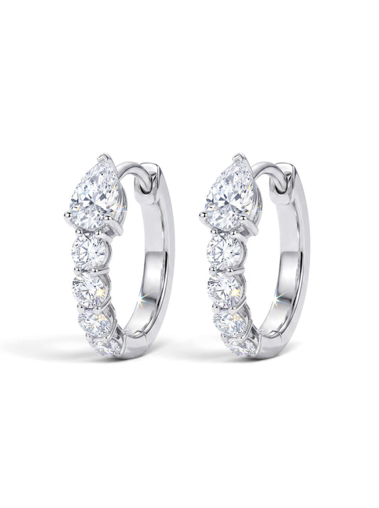 Raindrop Cascade Hoops