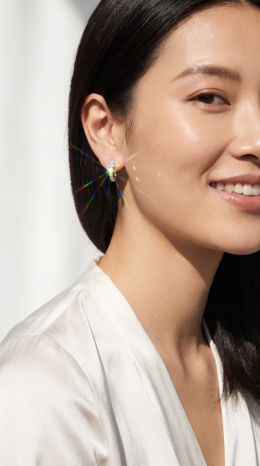 Raindrop Cascade Hoops