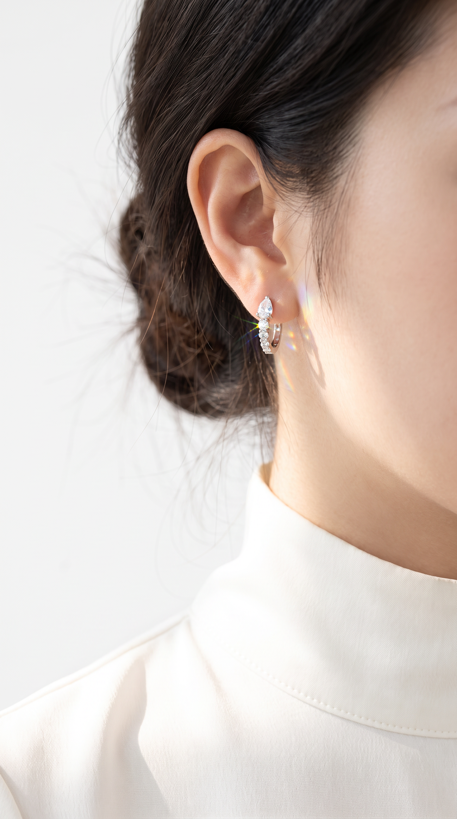Raindrop Cascade Hoops