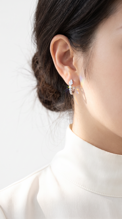 Raindrop Cascade Hoops