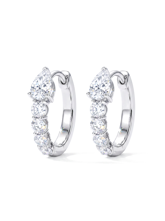 Raindrop Cascade Hoops
