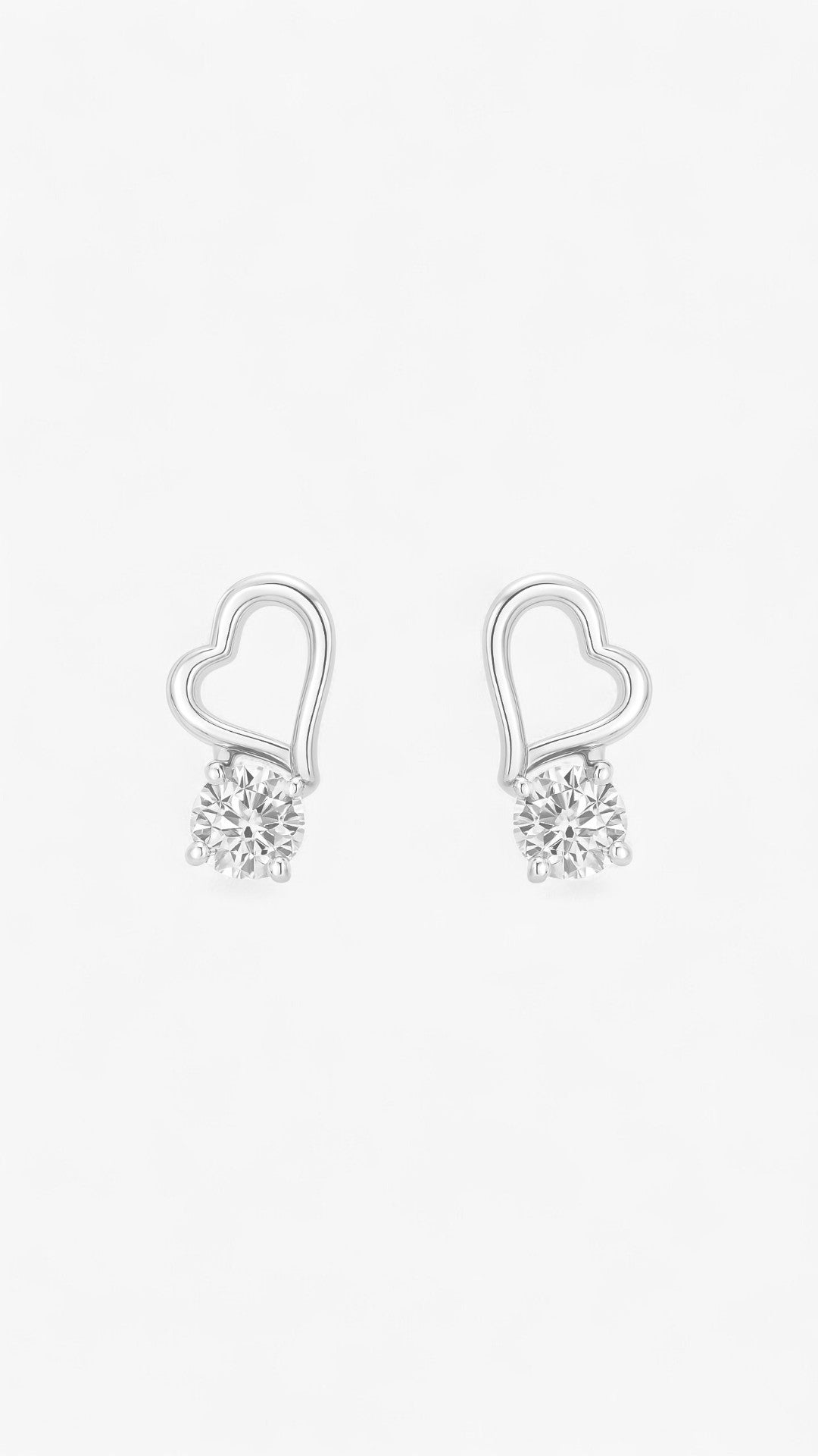 Gleaming Heartbeat Earrings