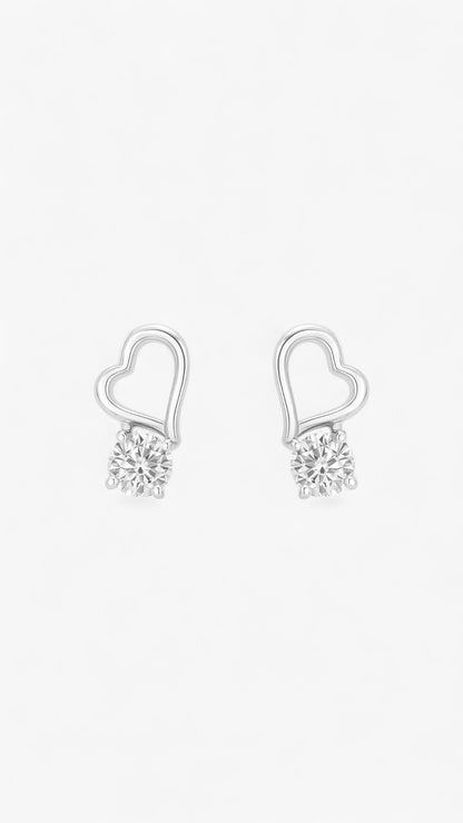 Gleaming Heartbeat Earrings