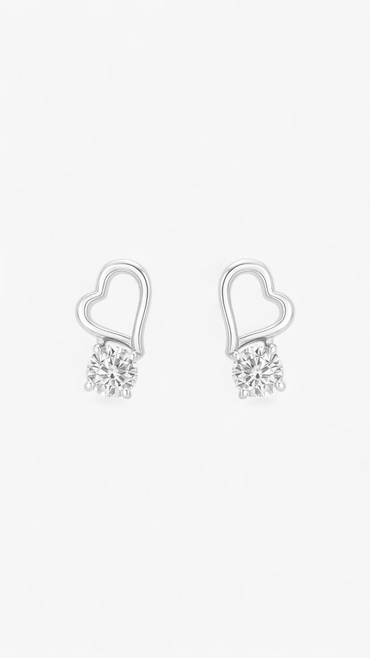 Gleaming Heartbeat Earrings