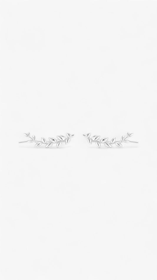 Leafy Luster Earrings