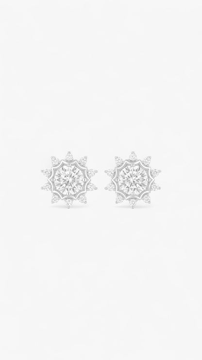 Frosted Elegance Earrings