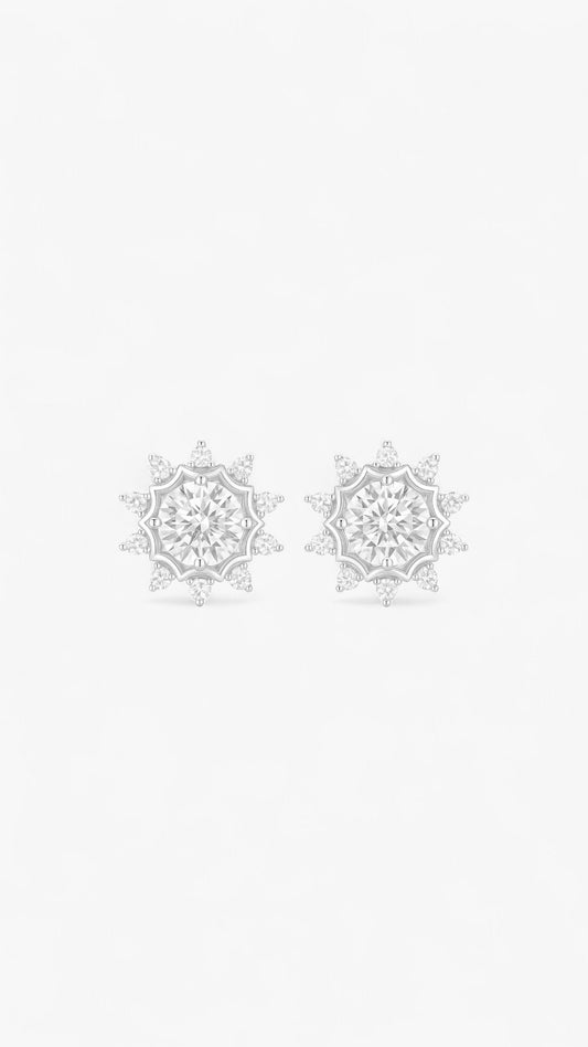 Frosted Elegance Earrings