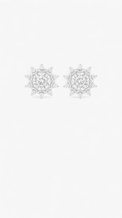 Frosted Elegance Earrings