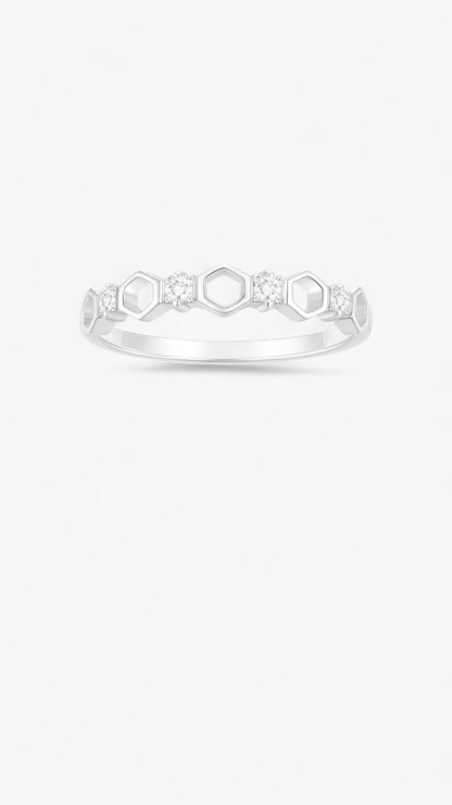 Glittrande prakt ring