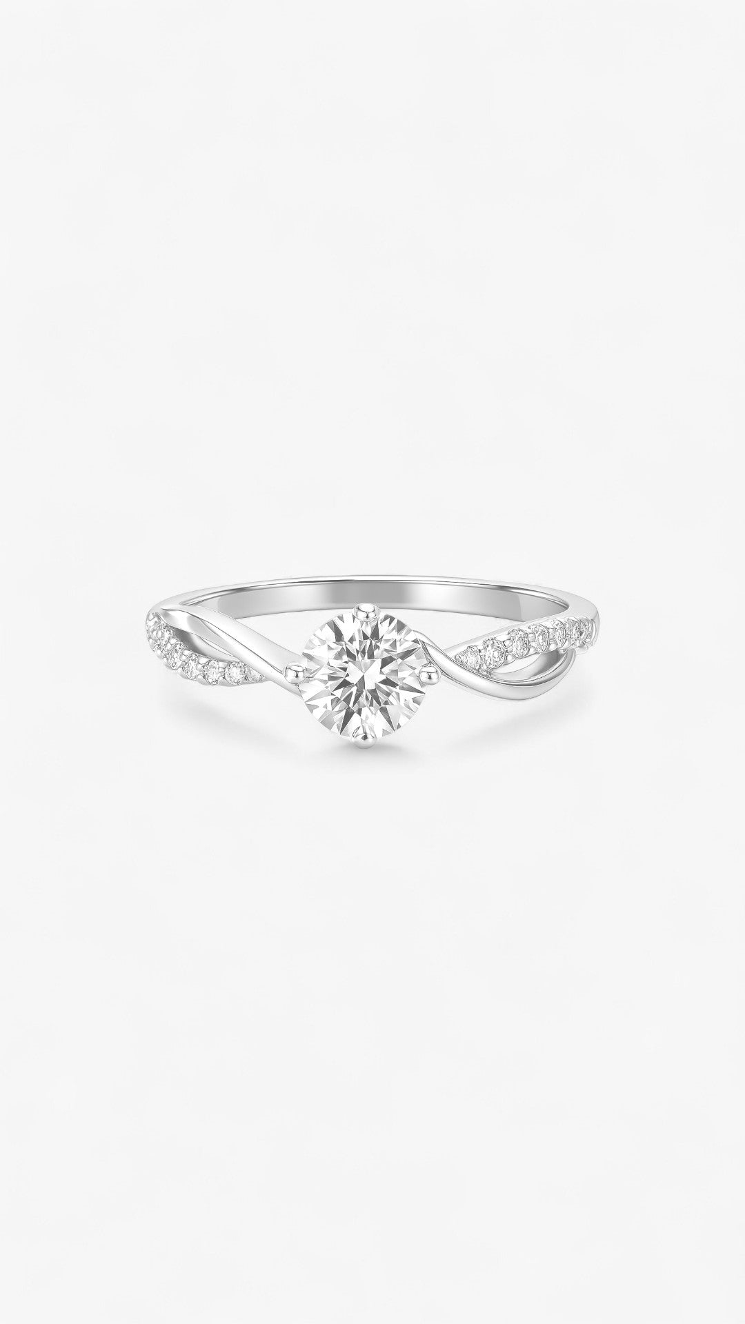 Twirling Brilliance Ring