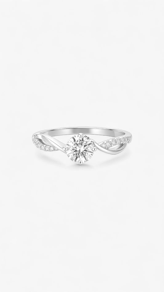 Twirling Brilliance Ring