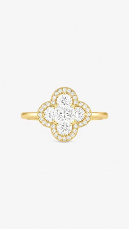 Clover Elegance Ring