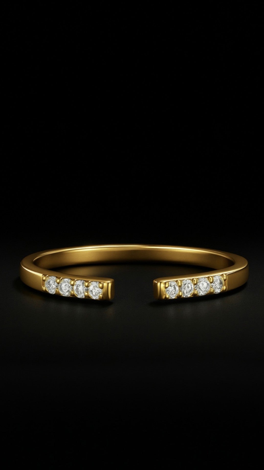 Verfeinerter Funkelring