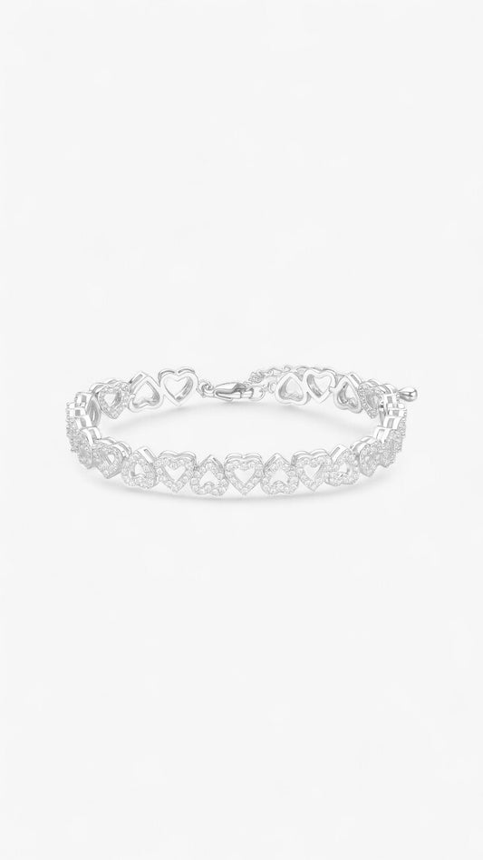 Noir Heartline Bracelet