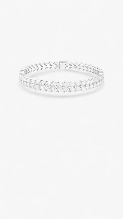 Frosted Petals Bracelet