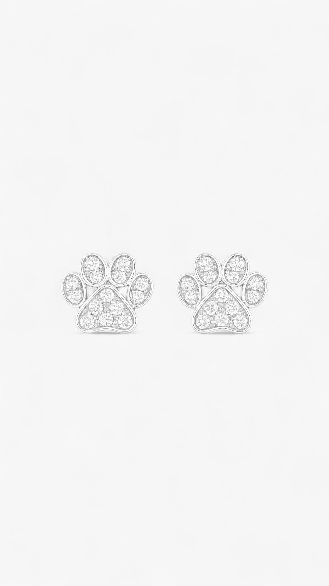 Precious Paw Prints Earrings