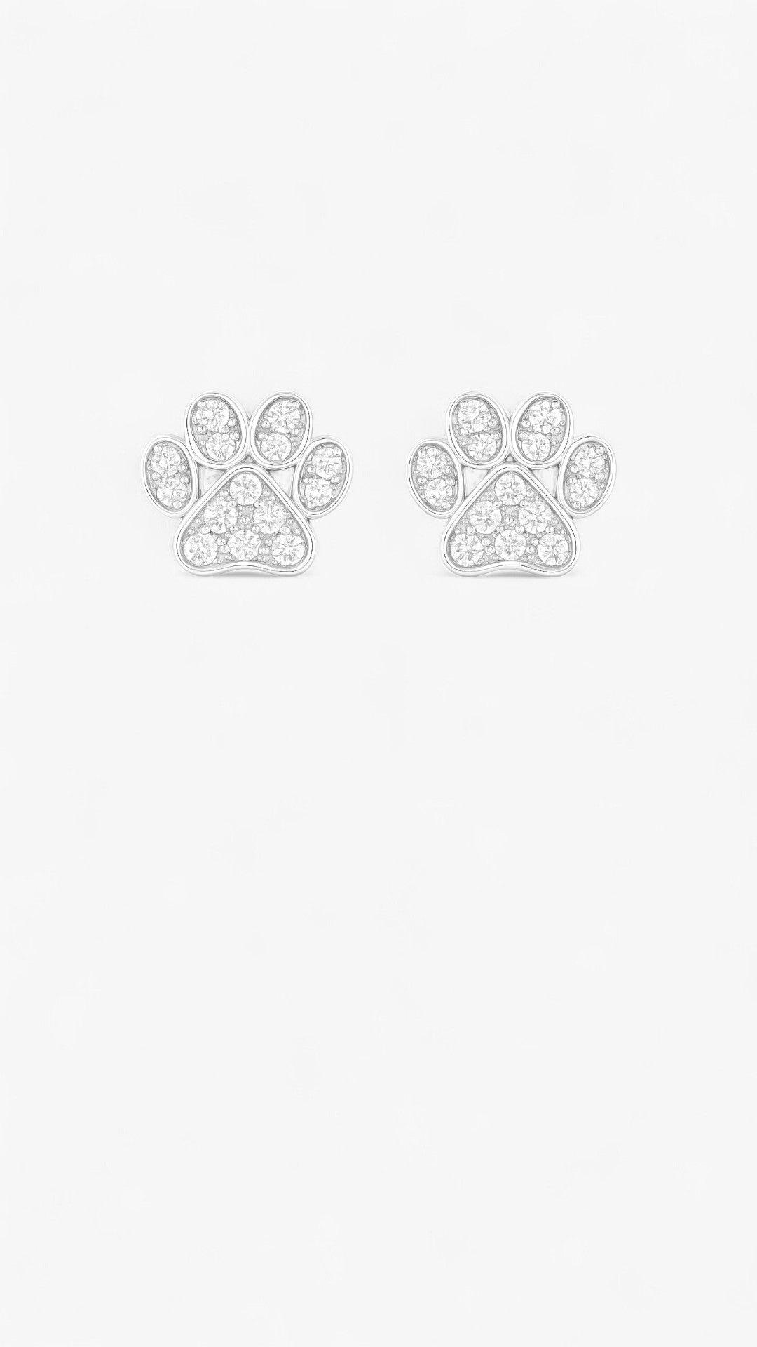 Precious Paw Prints Earrings