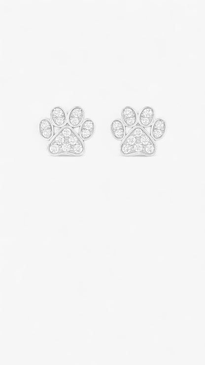 Precious Paw Prints Earrings