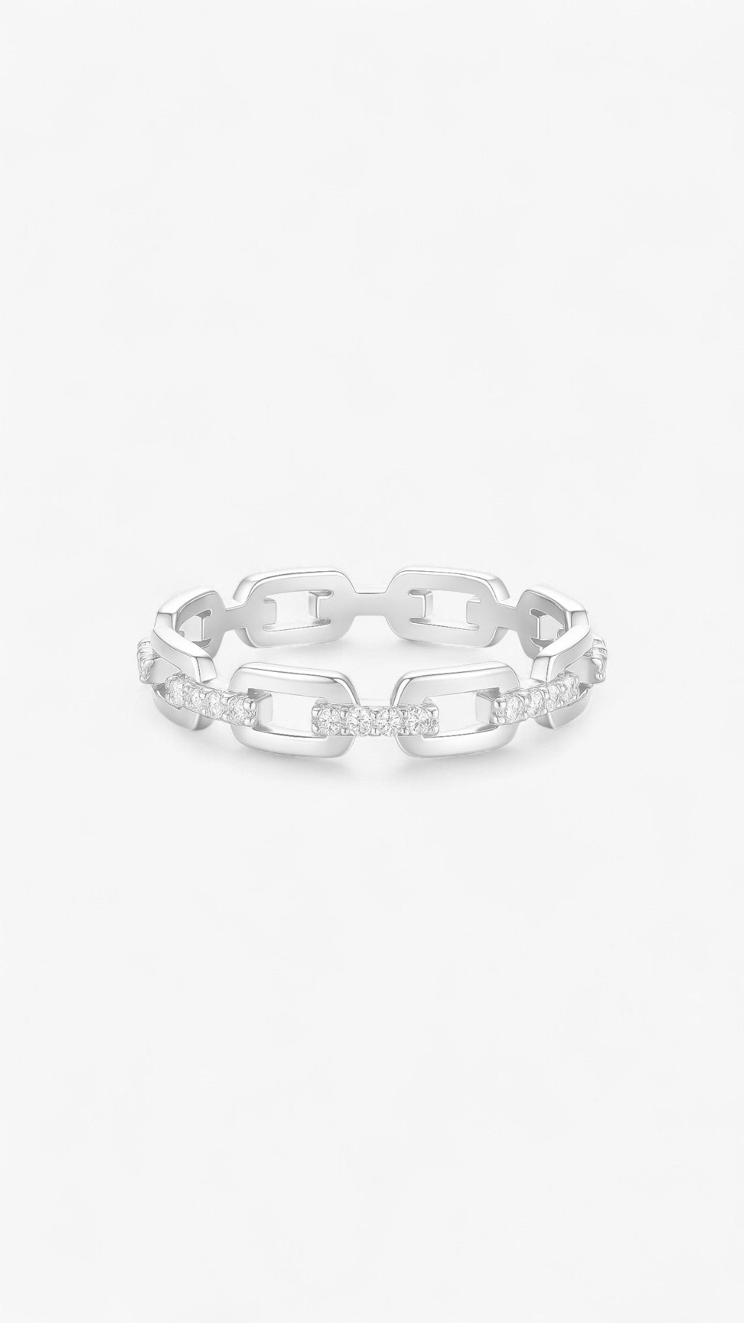 Edelstahl Funkelring