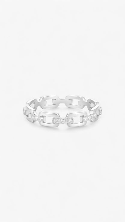 Edelstahl Funkelring