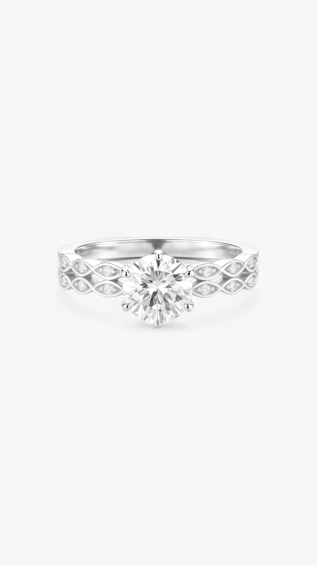 Celestial Solitaire Ring