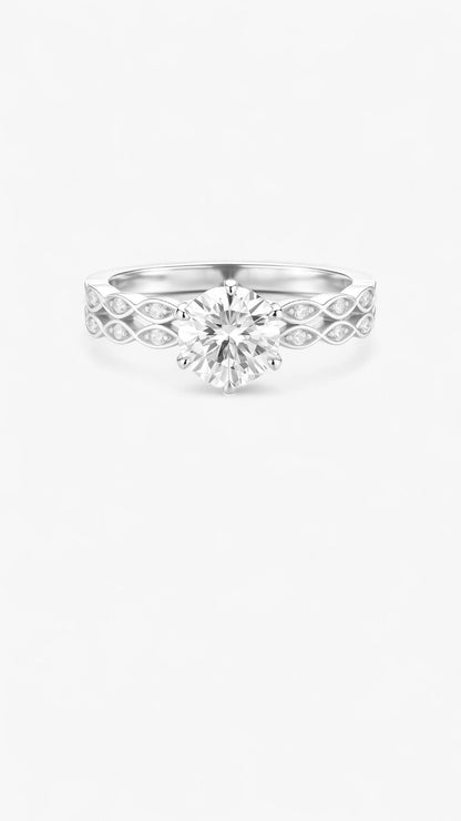 Celestial Solitaire Ring