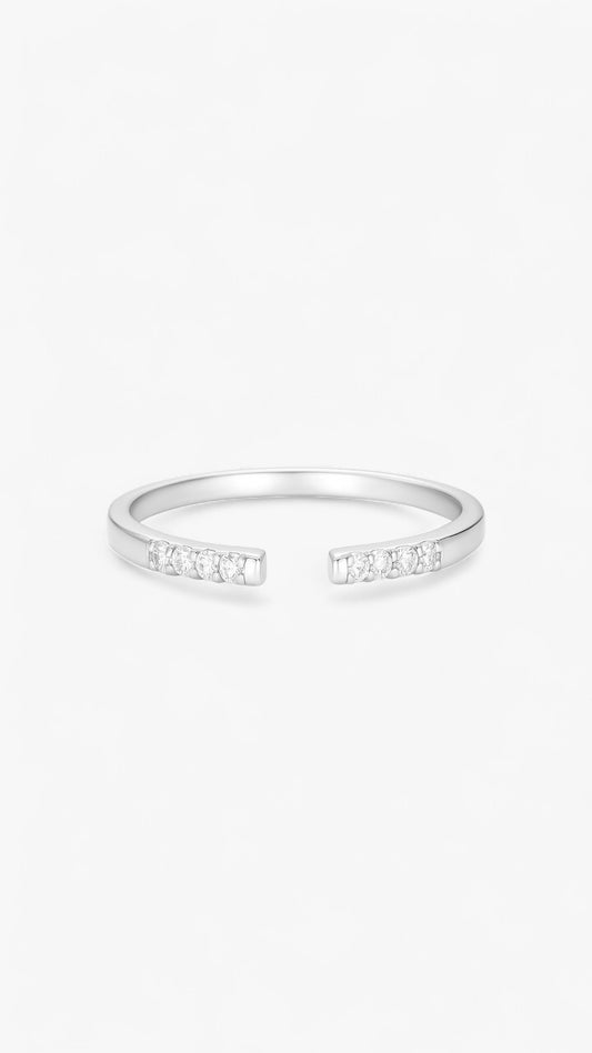 Förfinad Glittrande Ring