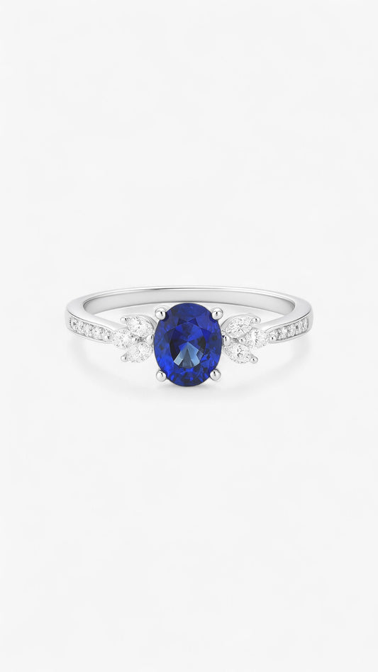 Sapphire Serenade Ring