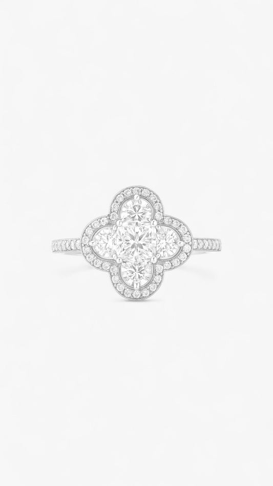 Clover Elegance Ring