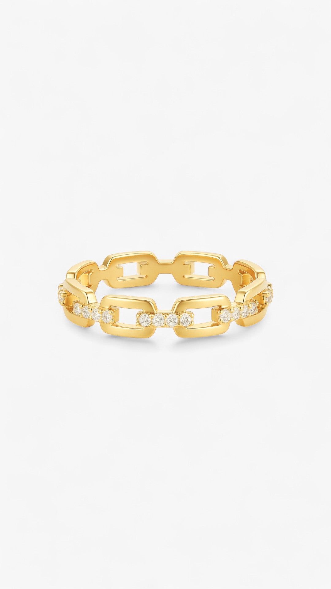 Edelstahl Funkelring