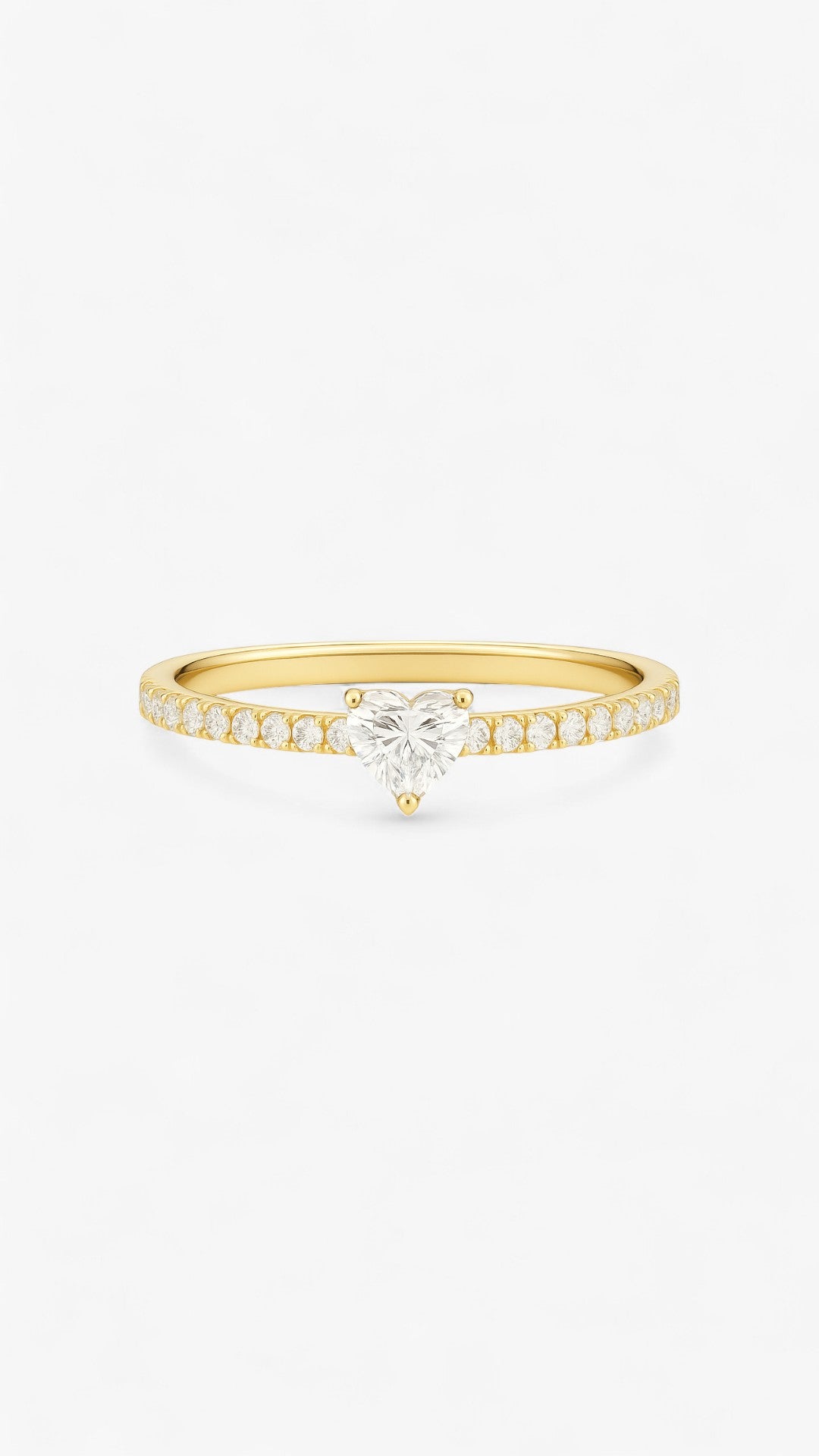 Anillo de susurro romántico