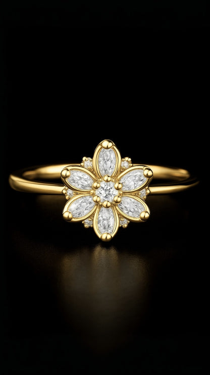 Petal Whisper Ring