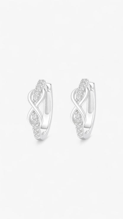 Radiant Infinity Earrings