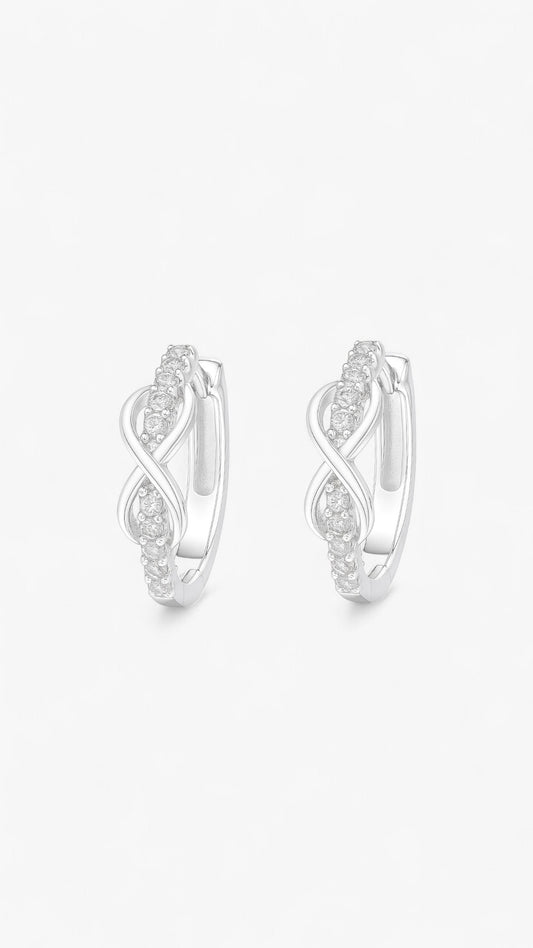 Radiant Infinity Earrings