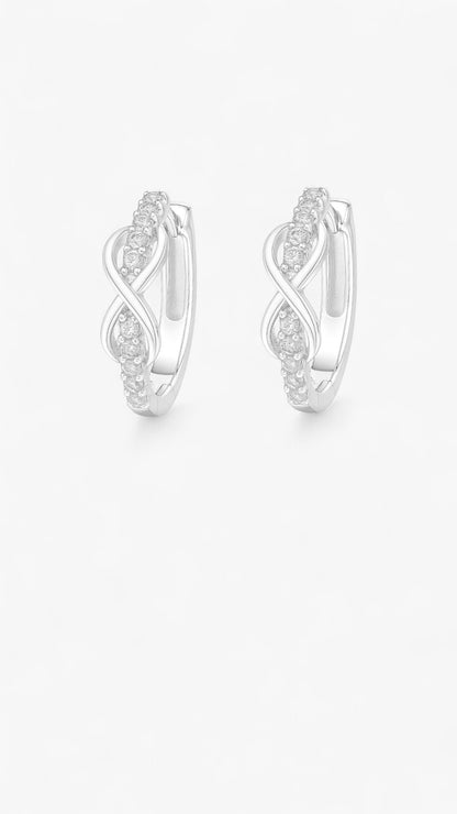 Radiant Infinity Earrings