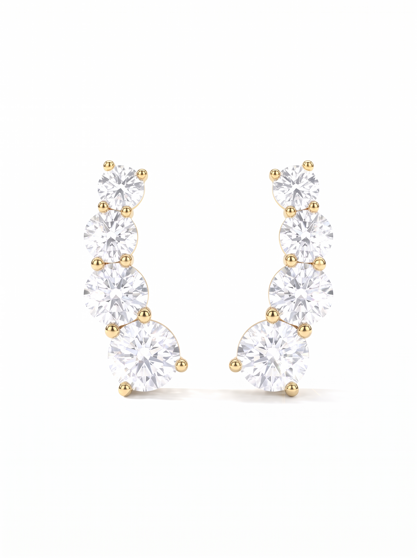 Shooting Star Earrings Gold