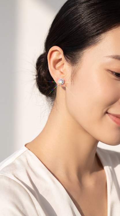 Solar Halo Earrings