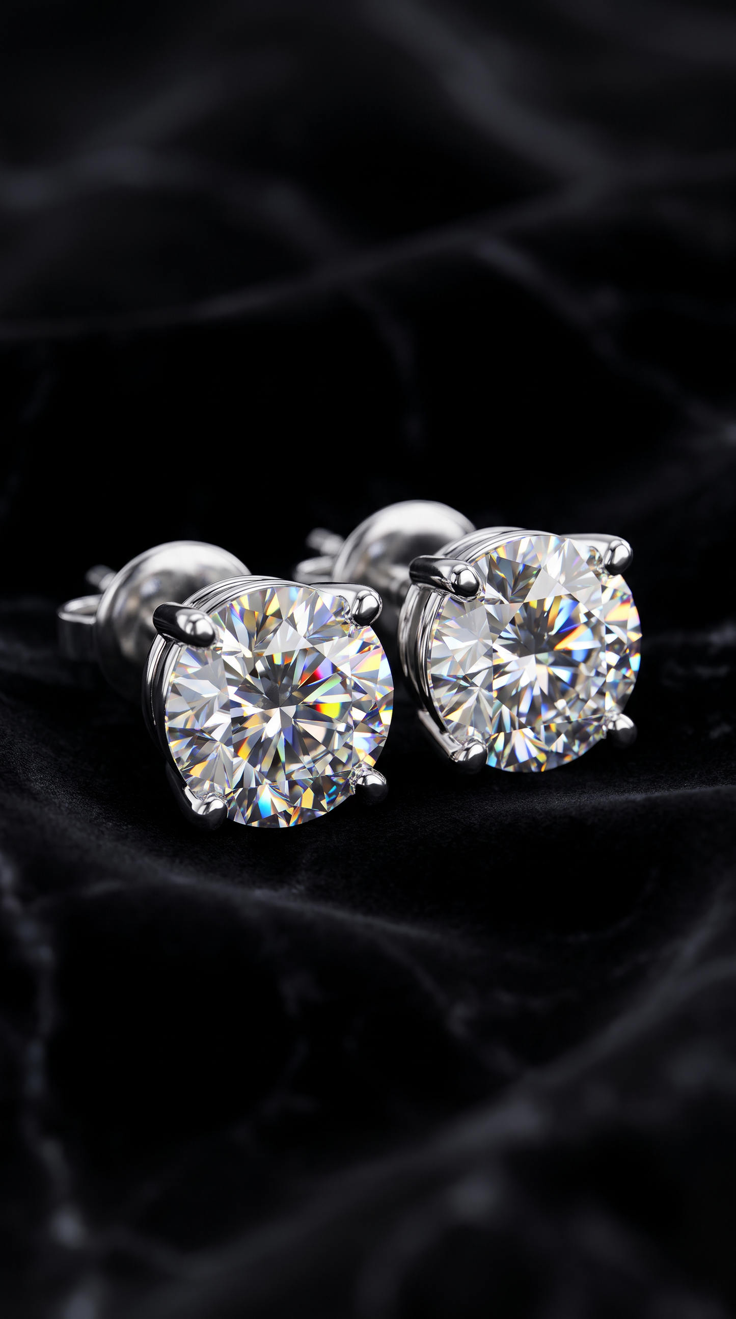 Timeless Solitaire Earrings