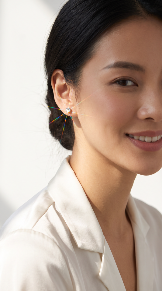 Timeless Solitaire Earrings