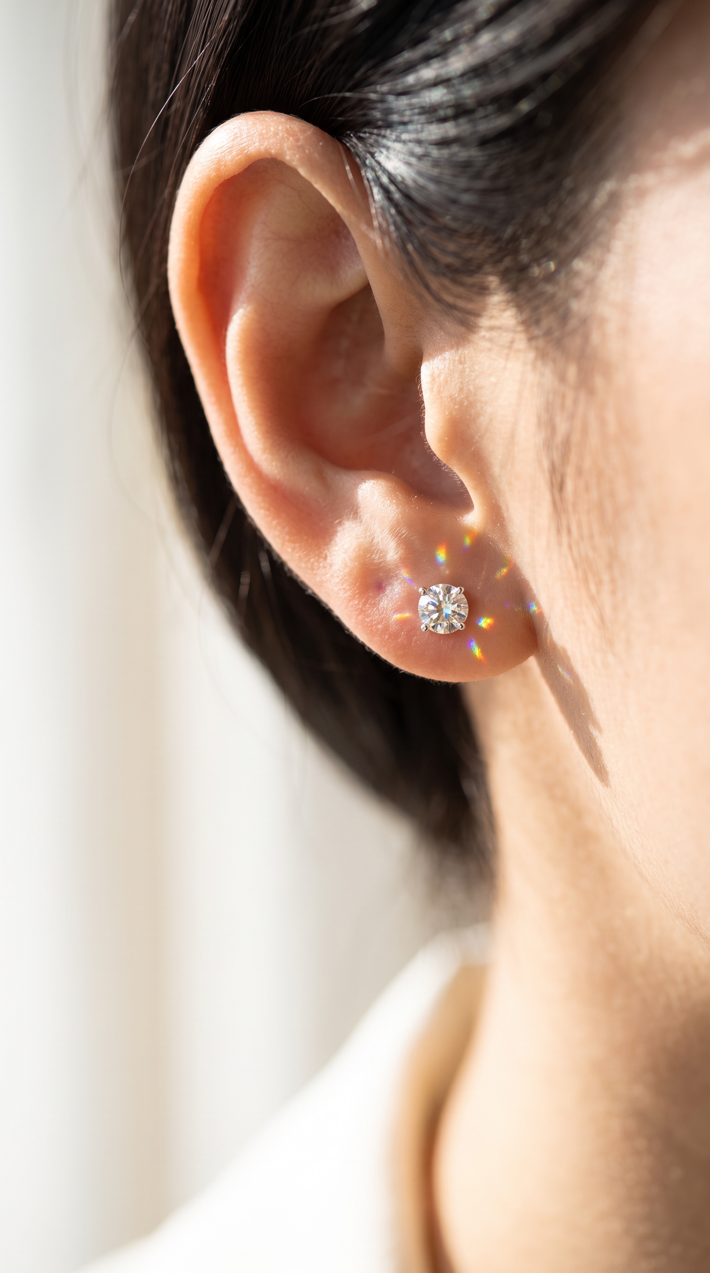 Timeless Solitaire Earrings