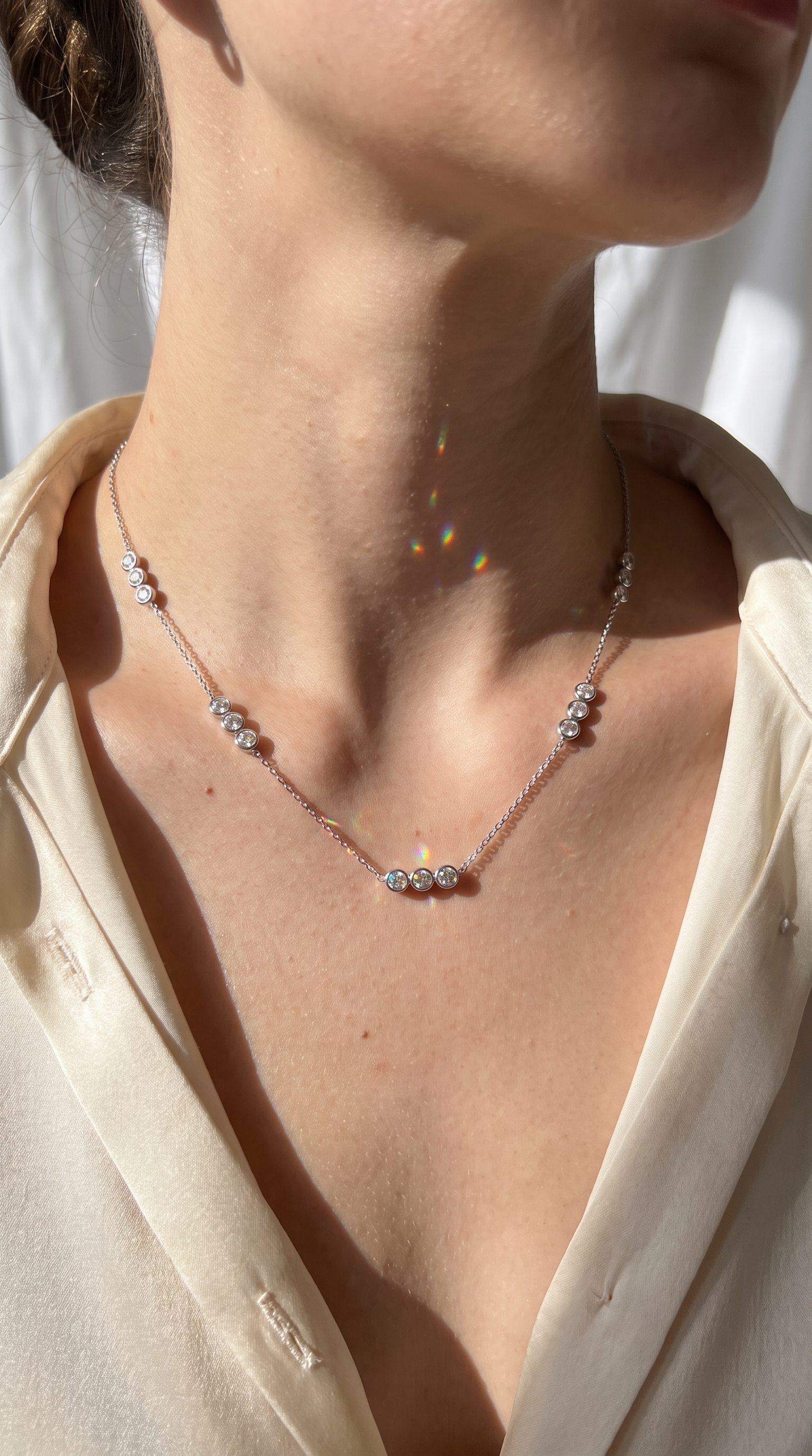 Triple Orbit Necklace